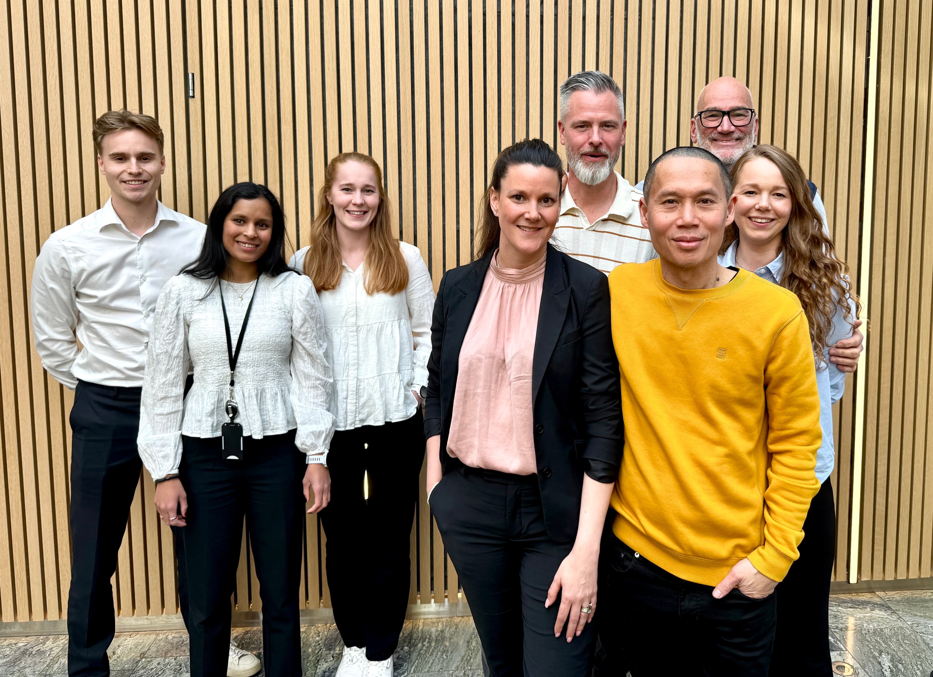 Teamet i thePREP sammen med advokatene